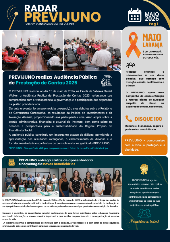 Radar PREVIJUNO – Volume 05 – Maio de 2026