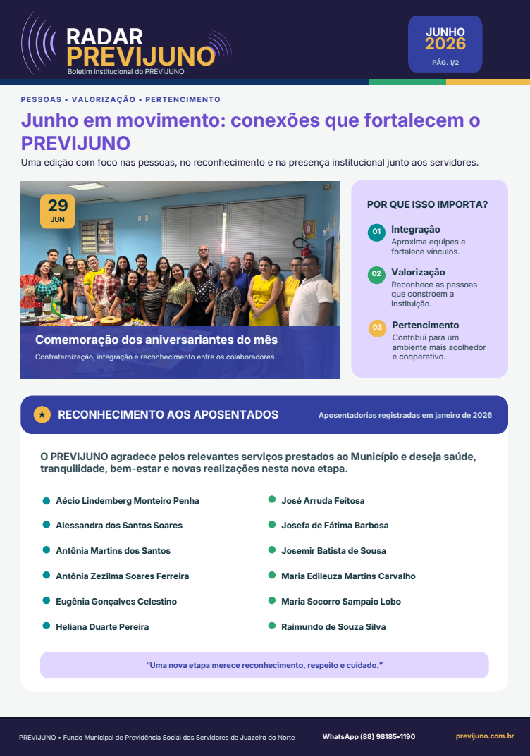Radar PREVIJUNO – Volume 06 – Junho de 2026